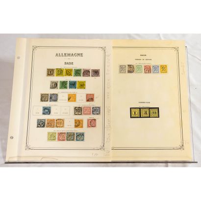 Anciens états allemands Bade 1851/1868 +...