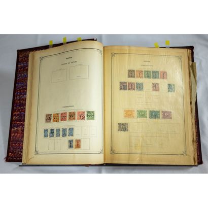Asie dont chine, collection de timbres toute...