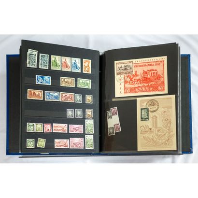 Sarre Très bel ensemble de timbres et lettres...