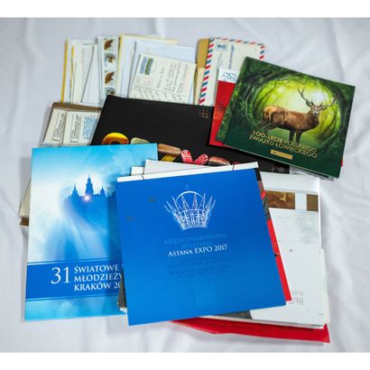 Pologne, Allemagne. 2 cartons de vrac de...