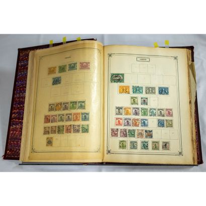 Asie dont chine, collection de timbres toute...