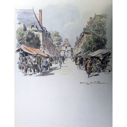 CHEFFER Henry (1880-1957)
«Amboise». Aquarelle...