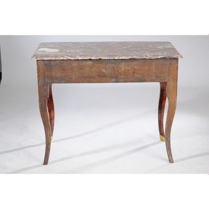 COMMODE EN CONSOLE RÉGENCE en placage de...