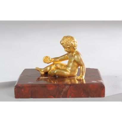 ANONYME FIN XVIIIe
Sujet en bronze à patine...