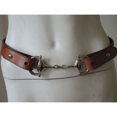 Ceinture en cuir gold. (75x80). 