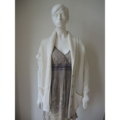 Stella FOREST. 
Robe sans manche en soie...