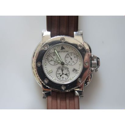 AQUANAUTIC. 
Montre Chronographe en acier....