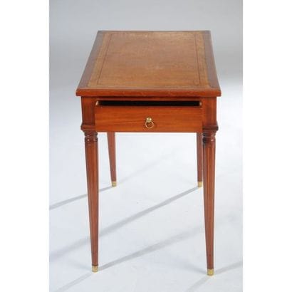 PETITE TABLE A ECRIRE LOUIS XVI toutes faces...