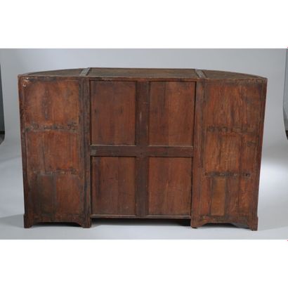 BUFFET DESSERTE LOUIS XVI en placage de bois...