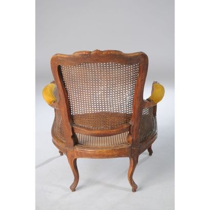 RARE BERGERE LOUIS XV coin de feu en bois...