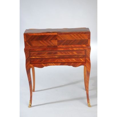 PETIT BUREAU DOS D’ANE LOUIS XV toutes faces...