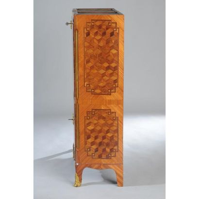 SECRETAIRE A ABATTANT TRANSITION en placage...