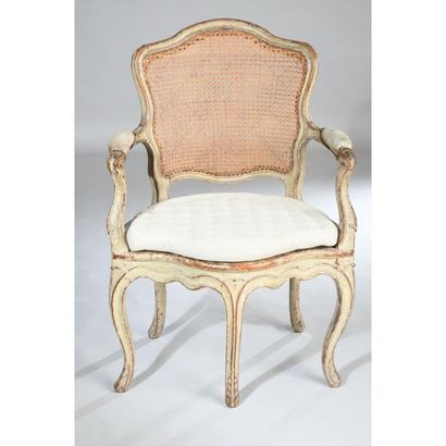 FAUTEUIL DE BUREAU LOUIS XV dit couillard...