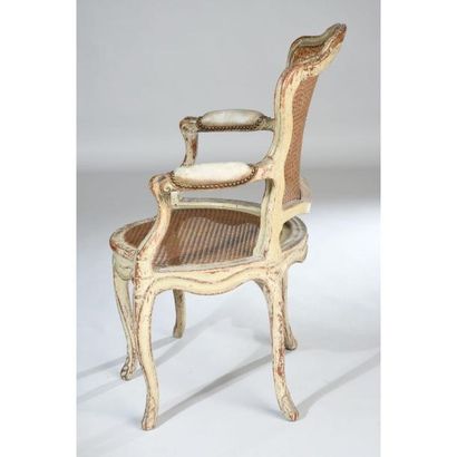 FAUTEUIL DE BUREAU LOUIS XV dit couillard...