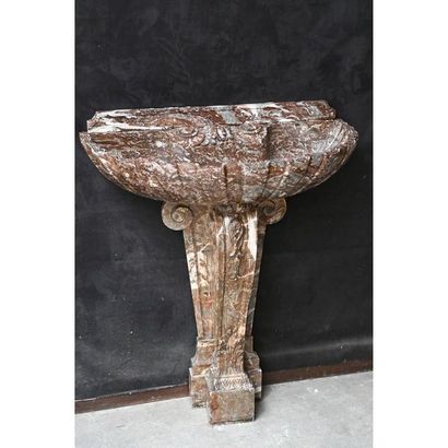 FONTAINE DANS LE GOUT DE LA RÉGENCE en marbre...