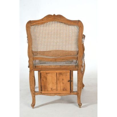 FAUTEUIL DE COMMODITE RÉGENCE en bois naturel...