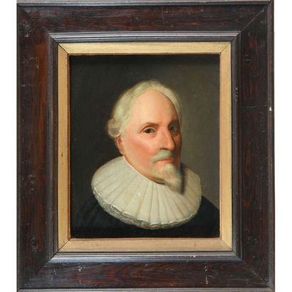 ÉCOLE DU NORD du XVIIè. « Portrait d’homme...