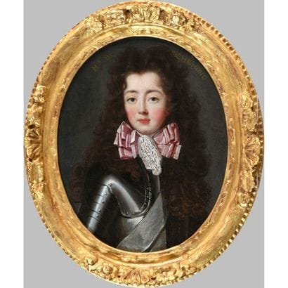 ÉCOLE FRANCAISE début XVIIIè. « Portrait...