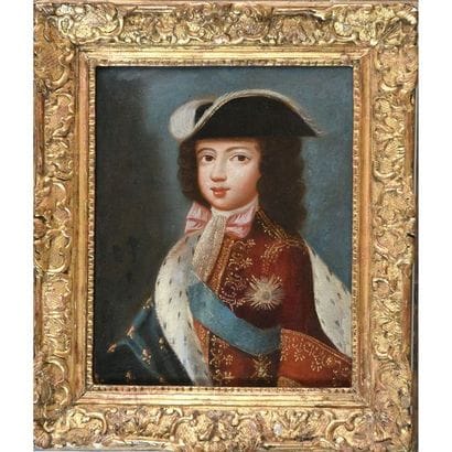 ÉCOLE FRANCAISE du XVIIIè. « Portrait présumé...