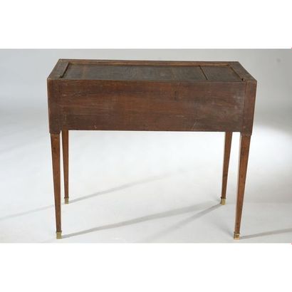 TABLE PERRUQUIERE LOUIS XVI en placage de...