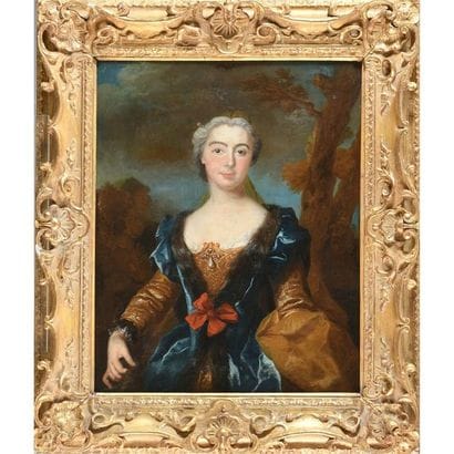 ÉCOLE FRANCAISE du XVIIIè. « Portrait d’une...