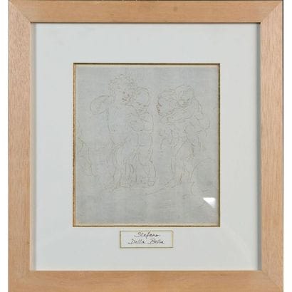 Stefano DELLA BELLA. (1610-1664). « Le jeu...