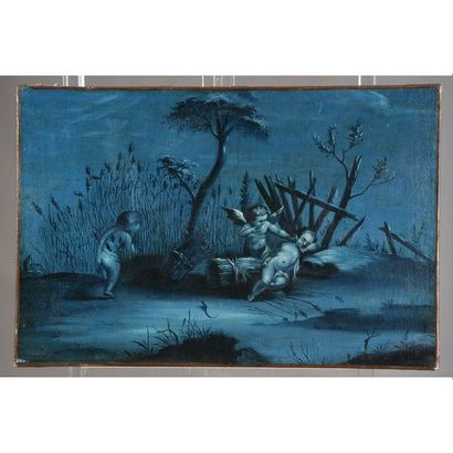 ÉCOLE FRANCAISE du XVIIIè. « Les 4 saisons »....