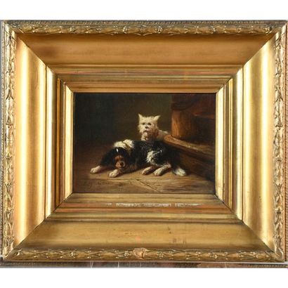 ZACHARIE NOTERMAN. (1820-1890). « Les chiens...