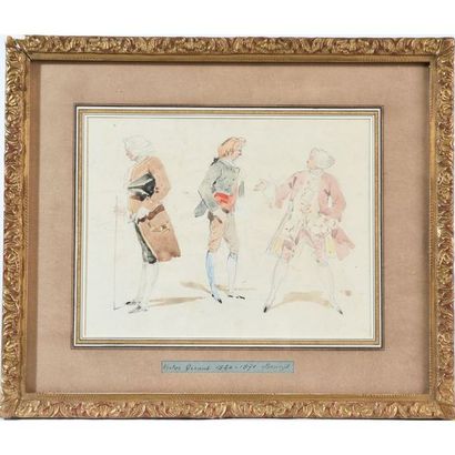 GIRAUD Victor. (1840-1871). « Etude pour...