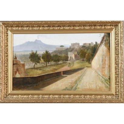 GRANET Marius. (Entourage de). « Village...