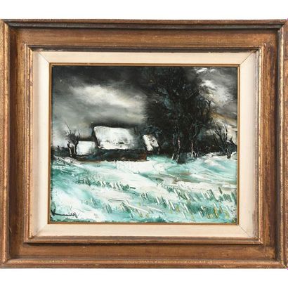 DE VLAMINCK Maurice. (1876-1958). « Hameau...