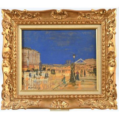 DUVAL Marcel. (1890-1985). « Vue de Paris »....