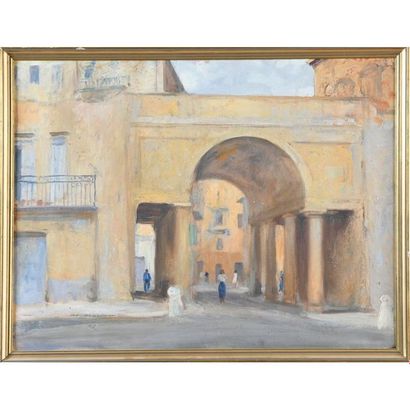 JONAS Lucien. (1880-1947). « Florence, rue...