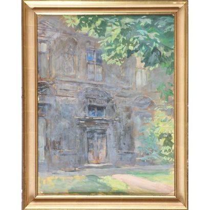 JONAS Lucien. (1880-1947). « La façade de...