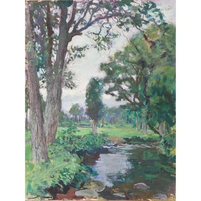 JONAS Lucien. (1880-1947). « Tessé, la Madeleine »....