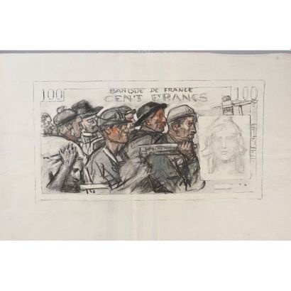 JONAS Lucien. (1880-1947). « Projet pour...