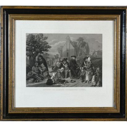 GRAVURE par Alexandre JAZET (D’après LATOUCHE)....