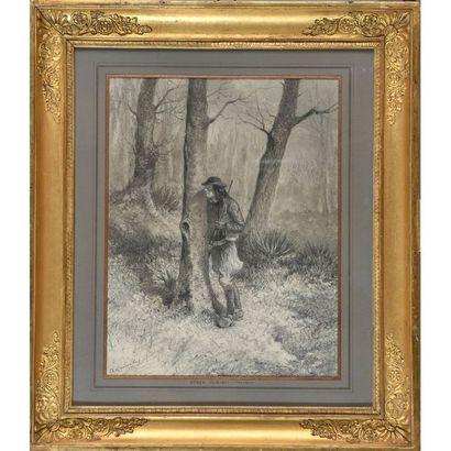 QUINCHEY Othon. (1820-1876). « Chouan, caché...