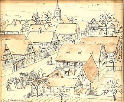 BALTHASAR (Hans Haug, 1890-1965) - INK and...