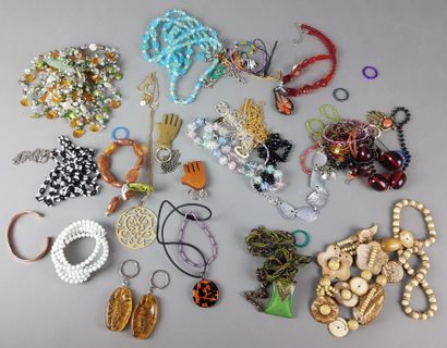 LOT of costume jewelry - as is