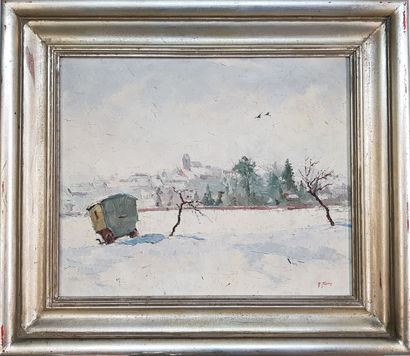 KUVEN R. (Robert, 1901-1983) - OIL on canvas...