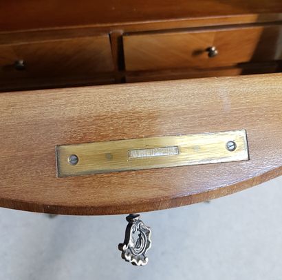 A Transitional style rosewood veneer SECRETARY...