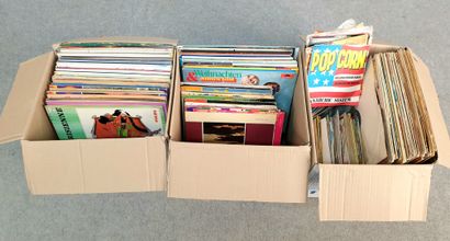 LOT of French and German LP's and 45's :...