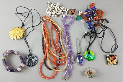 LOT of costume jewelry - as is