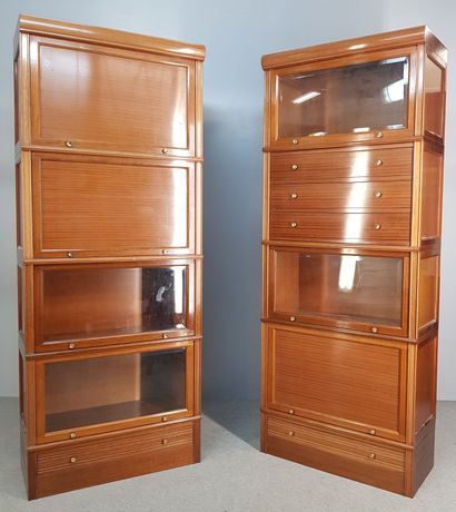 MEUBLES MD en placage de bois exotique comprenant...