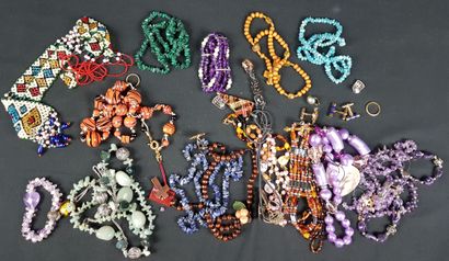 LOT of costume jewelry - as is