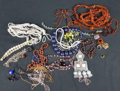 LOT of costume jewelry - as is