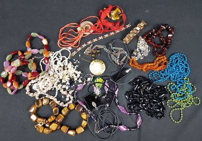 LOT of costume jewelry - as is