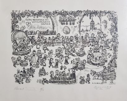 NOACK Eugène (1908-1985) - LITHOGRAPHIE 