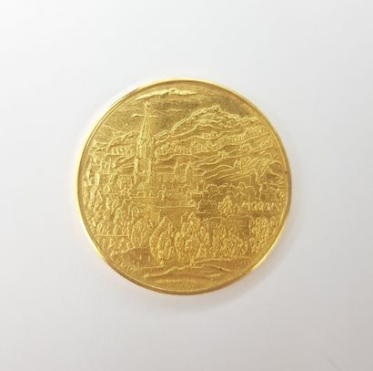 PIECE in gold Breisgau Freiburg. Weight :...